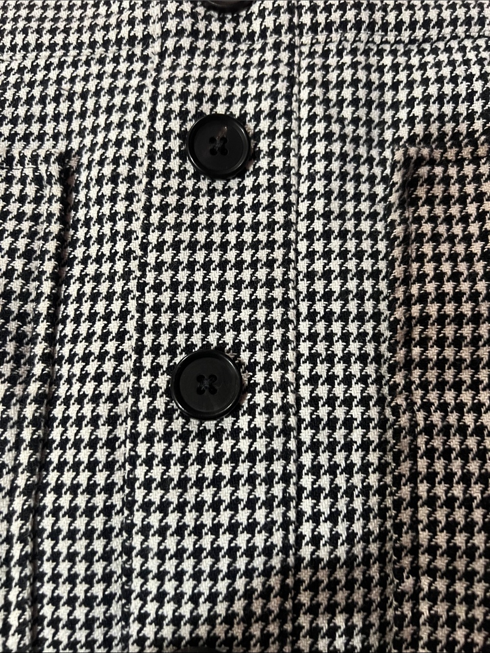 Veronica Beard Black & White Houndstooth Mini Skirt - Picture 6 of 8
